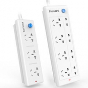 PHILIPS 飞利浦 插排8位全长1.8米+3位全长1.8米套装