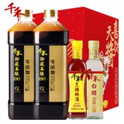 千禾 特级生抽1L*2瓶+三年窖醋500ml+料酒500ml