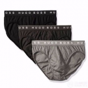 HUGO BOSS 男士纯棉内裤3条装