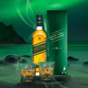 天猫商城：JOHNNIE WALKER 尊尼获加 绿牌 15年调配麦芽苏格兰威士忌 750ml