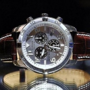 美国亚马逊：金盒特价，CITIZEN 西铁城 BL5470-06A三眼计时光动能男表 新低$129.99