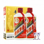 限北京： 茅台 飞天53°贵州茅台酒酱香型白酒500ml*2瓶