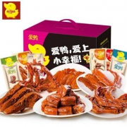 爱鸭 黑鸭王幸福卤味大礼盒680g