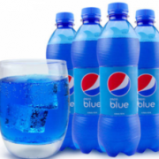 印尼巴厘岛 百事蓝色可乐450ml*5瓶梅子味