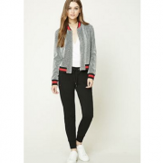 Forever21 毛圈布束脚慢跑者长裤女