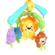 Fisher-Price 费雪 R9681 可爱动物便携迷你床铃