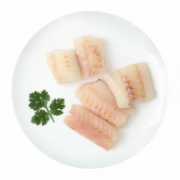 鲜元素 冷冻阿拉斯加狭鳕鱼切段100g 5-7块