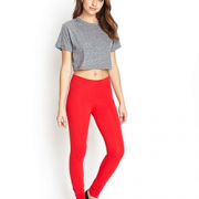 Forever21 纯色百搭显瘦打底裤