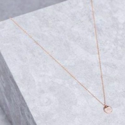 Swarovski 施华洛世奇 Ginger 镀玫瑰金圆形链坠5265913 Prime会员免费直邮含税