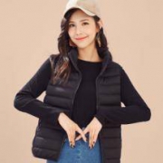 美特斯邦威 女子针织羽绒背心