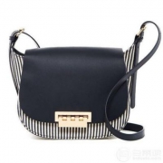 ZAC Zac Posen 扎克·珀森 女士Iconic 真皮条纹马鞍包 3折$119.46