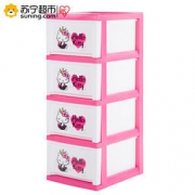 IRIS 爱丽思 HELLOKITTY MCD324 抽屉式收纳柜 四层