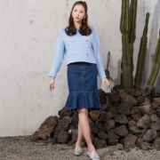 GU 女装温柔甜美套头衫