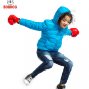 BoB DoG  巴布豆  儿童连帽长袖羽绒服  79元（398-240券）