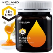新西兰进口 蜜滋兰 mizland UMF15+ 麦卢卡蜂蜜 250g