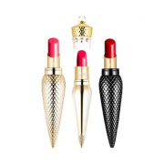 CHRISTIAN LOUBOUTIN 萝卜丁女王权杖黑管薄纱口红