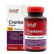 美国原产 Schiff 蔓越莓精华胶囊 90粒*2瓶 延缓衰老 卵巢保养