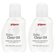 Pigeon 贝亲 纯天然植物婴儿油 80ml*2