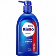 kisso极是 男士无硅油去屑洗发水控油清爽400ml