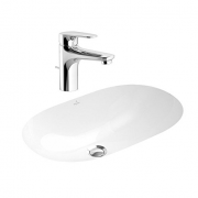 Villeroy & Boch 德国唯宝   欧.诺华 41626001 台下盆 + TVW105 面盆龙头套餐