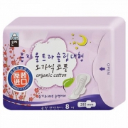 Eun jee恩芝 超薄夜用卫生巾285mm 8片 *10件