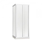 KOHLER 科勒 K-17117T-L-0 白色奥帝安方型标准移门淋浴房