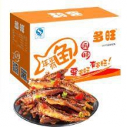 多旺 休闲零食 小鱼 麻辣味 15g*20包/盒