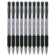 Uniball 三菱 UM-151 中性笔 0.38mm 10支装 黑色 *3件
