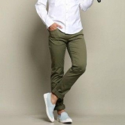 JEANSWEST 真维斯 男士纯色中腰休闲裤 *2件