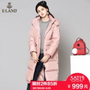 ELAND 2017冬新款 中长款 女羽绒服 3色可选