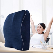 Mian 眠度 竹炭慢回弹两用靠垫 40*40*9/3cm