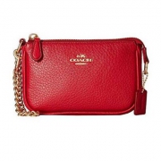 Coach 蔻驰 Polished Pebble Nolita Wristlet 15 女士单肩包 $49.99
