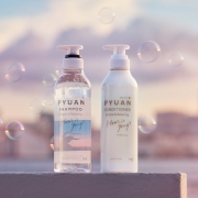 花王 PYUAN 山茶花洗护套装 洗发水425ml+护发素425ml