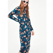 26日0点：ZARA TRF 00219076020 女士印花连身裙