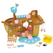 某宝价260+！Sylvanian Families 森贝儿家族 SYFC60298 海边小船+奥波 摇铃 212元包邮（下单立减）