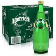 Perrier 巴黎水 气泡矿泉水（原味） 玻璃瓶装 750ML*12瓶 *3件