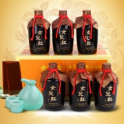 女儿红 绍兴黄酒 六年陈花雕酒 500ml*6瓶