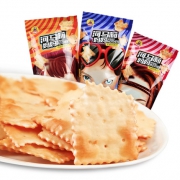 hemali 河马莉 不规则苏打饼干 100g*5 多口味