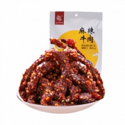 廖记棒棒鸡 麻辣牛肉干150g*7件