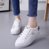 白色厚底板鞋单鞋女学生小白鞋