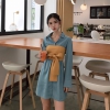 女士 翻领宽松中长款衬衫