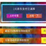 京东 分享活动 领京东立减支付券