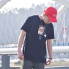 男士嘻哈街头印花短袖