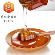 北京同仁堂 农家自产天然野生百花蜂蜜 1050g*4瓶