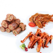 京东PLUS会员：煌上煌 鸭脖+鸭掌+鸭锁骨组合 890g