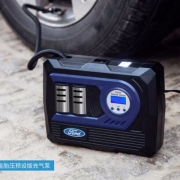 福特 12V便携式双杠 车载充气泵