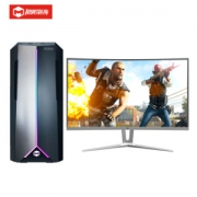 极限矩阵 核弹Nuke X 吃鸡游戏台式电脑整机(I5-8400 16G 1T+128G SSD GTX1070 8G独显)144Hz 27英寸
