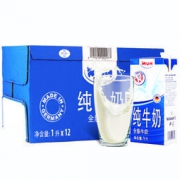 京东PLUS会员：MUH 甘蒂牧场 全脂纯牛奶 1L*12盒 *2件