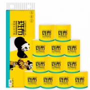 斑布 4层140g有芯卷纸*12卷（本色卷纸 无漂白竹浆）