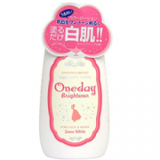 超速美白神器！oneday 白肌身体乳snow white白肌乳液/面霜 120ml